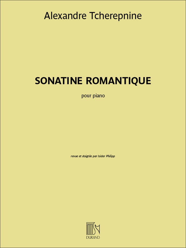 Sonatine Romantique Op 4 Piano